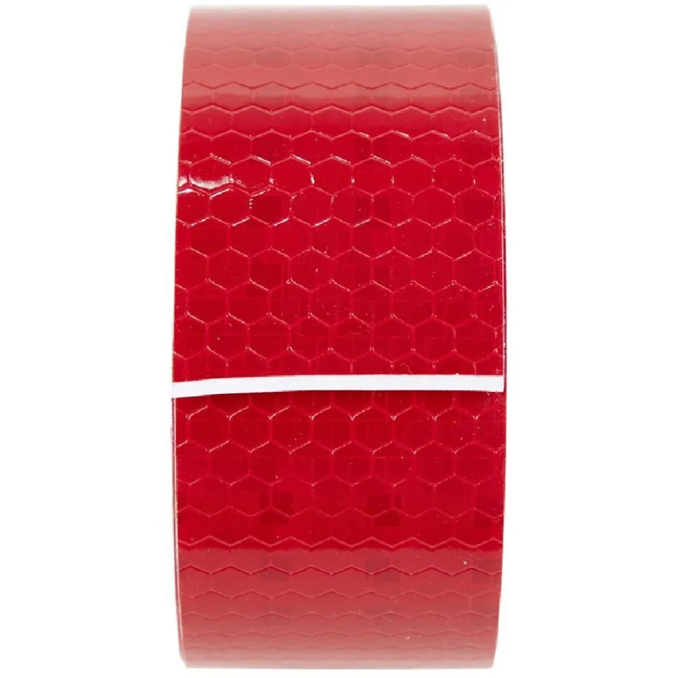 Bande réfléchissante adhésive rouge 1,5m
