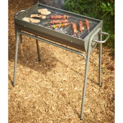 Barbecue à charbon acier Gordon 61x102xH86cm