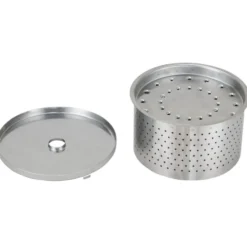 Barbecue de table rond allumage électrique à piles Ø35xH25cm