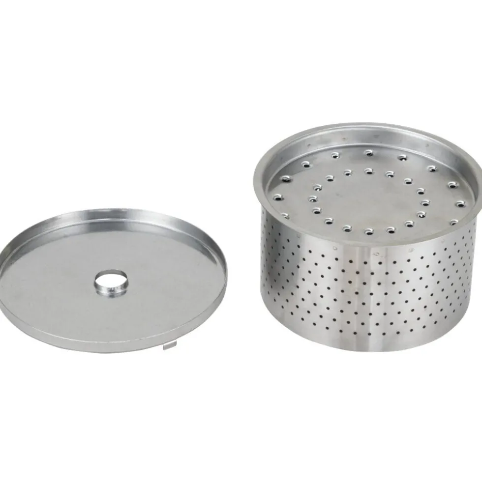 Barbecue de table rond allumage électrique à piles Ø35xH25cm