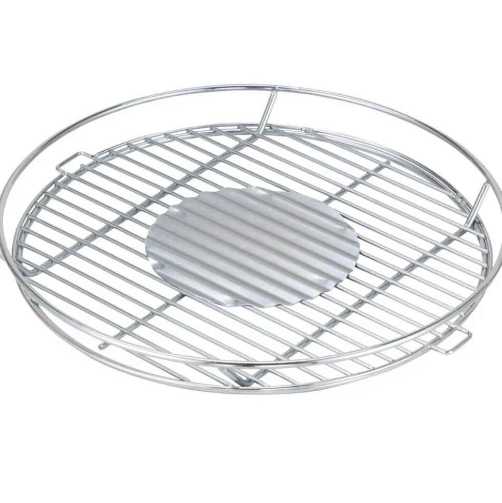 Barbecue de table rond allumage électrique à piles Ø35xH25cm