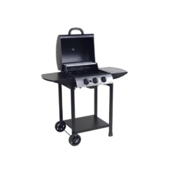 Barbecue à gaz Miami 3 brûleurs métal noir