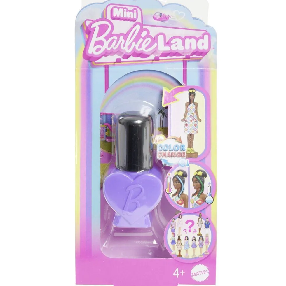 Barbie Mini Land Reveal vernis poupée (5 modèles)