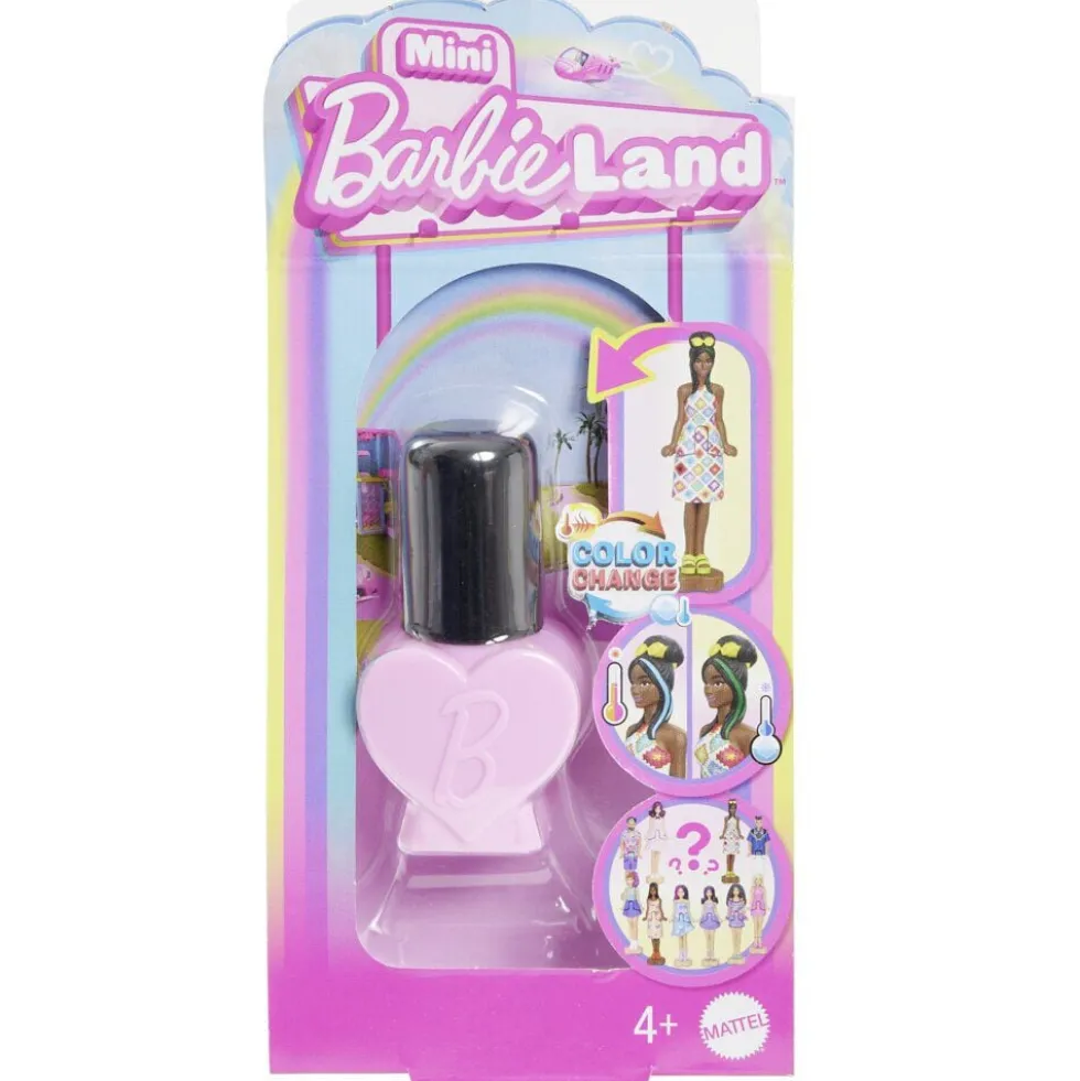 Barbie Mini Land Reveal vernis poupée (5 modèles)