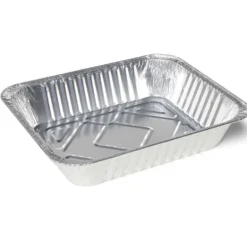 Barquette alu pour barbecue x5 L32x26,5xH6,5cm