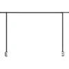 Barre déco extensible avec support pour guirlande fixation sur table