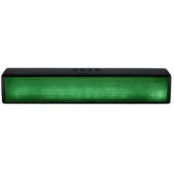 Barre de son lumineuse effet flamme plastique noir L40cm 10W