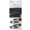 Barrette à cheveux x8 et élastique x12