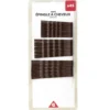 Barrette épingle à cheveux x45 métal noir L5cm