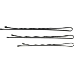 Barrette épingle à cheveux x45 métal noir L5cm