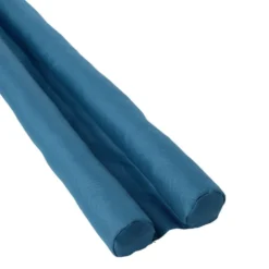Bas de porte double Ø5xL90cm polyester bleu