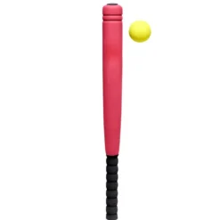 Batte de baseball en mousse avec balle Ø4,7xL53cm 2 modèles)