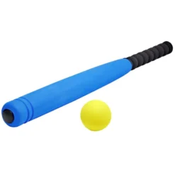 Batte de baseball en mousse avec balle Ø4,7xL53cm 2 modèles)