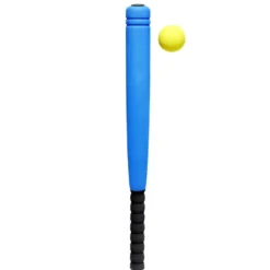 Batte de baseball en mousse avec balle Ø4,7xL53cm 2 modèles)