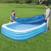 Bâche de protection piscine gonflable rectangulaire Bestway 183x305cm