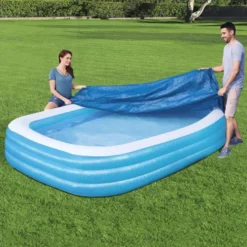 Bâche de protection piscine gonflable rectangulaire Bestway 183x305cm