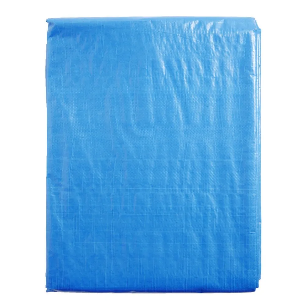 Bâche 4x5m - 100g/m² - PVC bleu