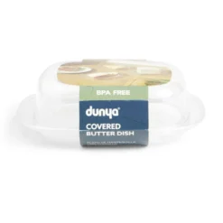 Beurrier plastique sans BPA 17,4x12,5xH6cm (2 modèles)