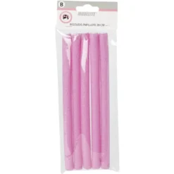 Bigoudi papillotte rose fuchsia L20 cm x5