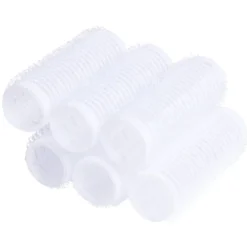 Bigoudi scratch latex blanc Ø2cm x6