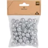 Bille décorative polystyrène pailletée Ø1,5cm x62 - 3 modèles
