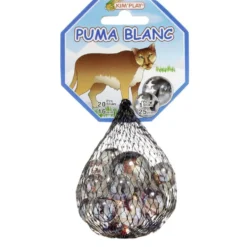 Bille en verre x20 + 1 boulard blanc Puma