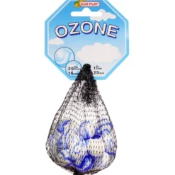 Bille en verre x20 + 1 boulard bleu Ozone