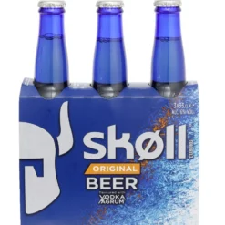 Bière aromatisée Vodka agrumes Skoll 6% bouteille 3x33cl