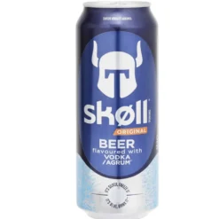 Bière aromatisée Vodka agrumes Skoll 6% canette 50cl