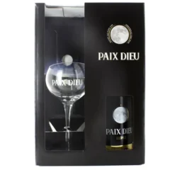 Bière blonde Paix Dieu Triple 10% 1x75cl avec 1 verre à pied sérigraphié