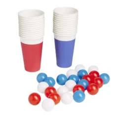 Bière pong supporter France bleu blanc rouge