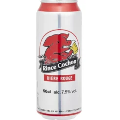 Bière rouge Rince Cochon forte 7,5% fruits rouges canette 50cl