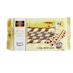 Biscuit roulé gaufrette fourrée cacao 160gr