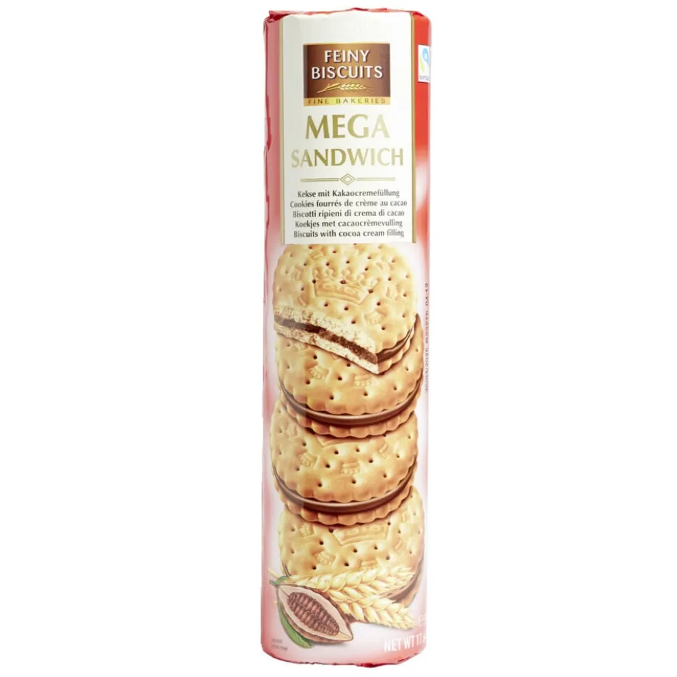 Biscuits fourrés crème cacao 500g