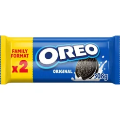 Biscuits Oréo Original fourrés vanille 2x154gr