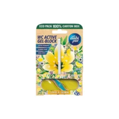 Bloc WC gel actif Ambi Pur parfum Citron Jasmin
