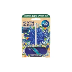Bloc WC gel actif Ambi Pur parfum Blue Blossom
