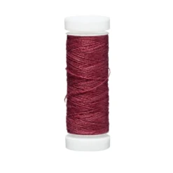 Bobine de fil à coudre rouge bordeaux 100m