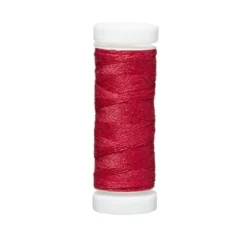 Bobine de fil à coudre rouge coquelicot 100m