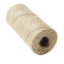 Bobine de fil en jute sisal beige 80m