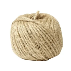 Bobine de fil en jute sisal beige 30m