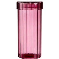 Bocal alimentaire verre coloré 1,1L haute résistance violet Ø10xH20,5cm