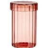 Bocal alimentaire verre 850ml haute résistance rose foncé Ø10xH15,5cm