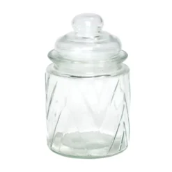 Bocal de conservation en verre Ø7,5x12cm - 2 modèles