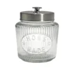Bocal de conservation 1.4L verre couvercle métal Ø11,5xH18cm