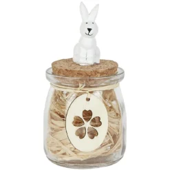 Bocal lapin déco de Pâques