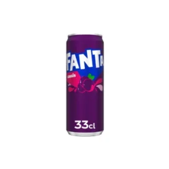 Boisson gazeuse Fanta cassis canette 33cl