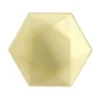 Bol en carton x8 forme hexagonale beige