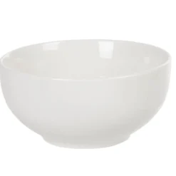 Bol en céramique uni blanc x4