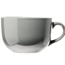 Bol jumbo Madrid en faïence gris foncé Ø13xH8,5cm 700ml